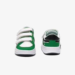 Sneakers L001 bébé avec marquage Chaussures - Vert - Lacoste - Enfant