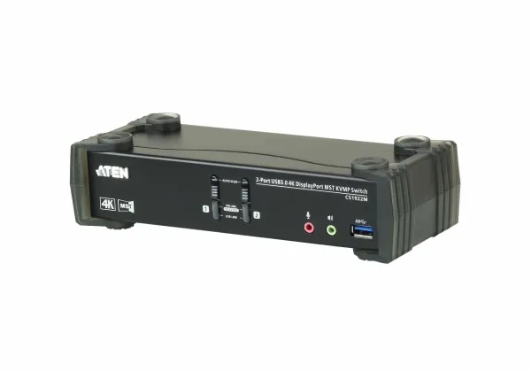ATEN CS1922M - KVM / audio / USB switch - 2 x KVM / audio / USB - 1 lokalbruger - desktop