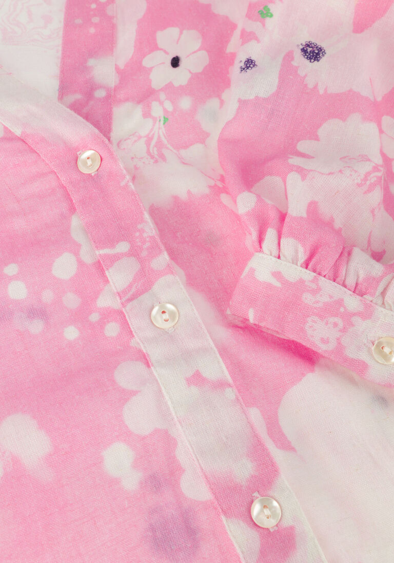 POM AMSTERDAM roze pom amsterdam blouse lilies pink