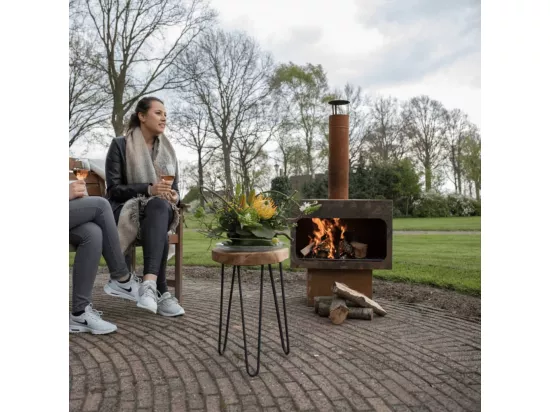Cheminée Jersey XL Acier Rouille 81077