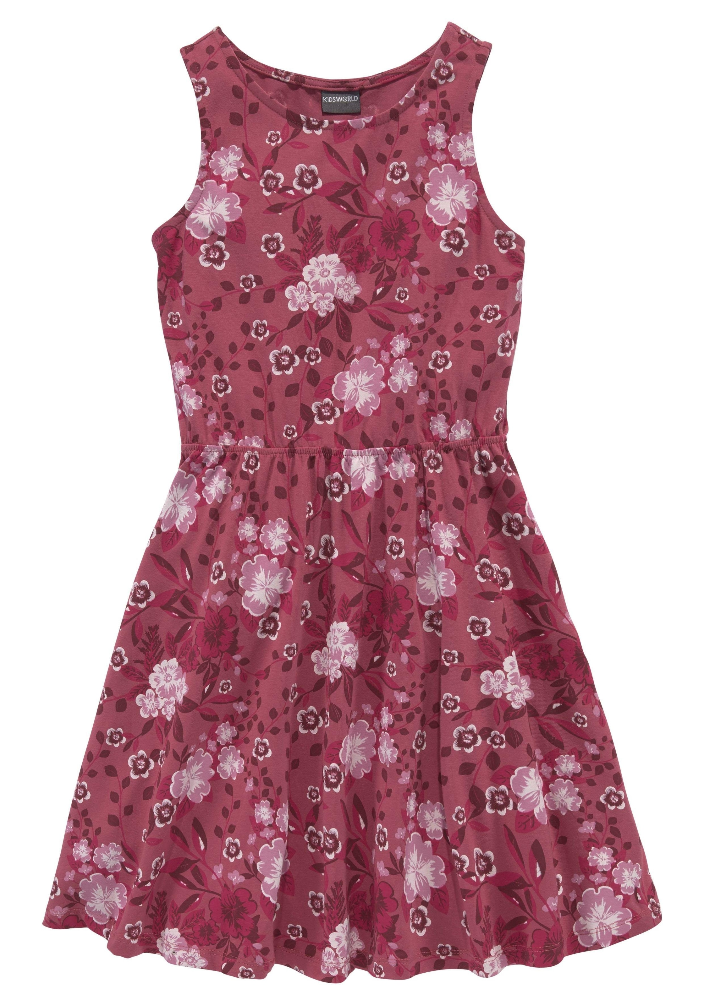 KIDSWORLD Jerseykleid festliche Anlässe,  ärmelloses Kleid,  kniefreie Länge