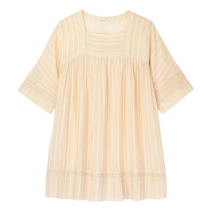 Faune Robe Lurex Senna | Rose pêche