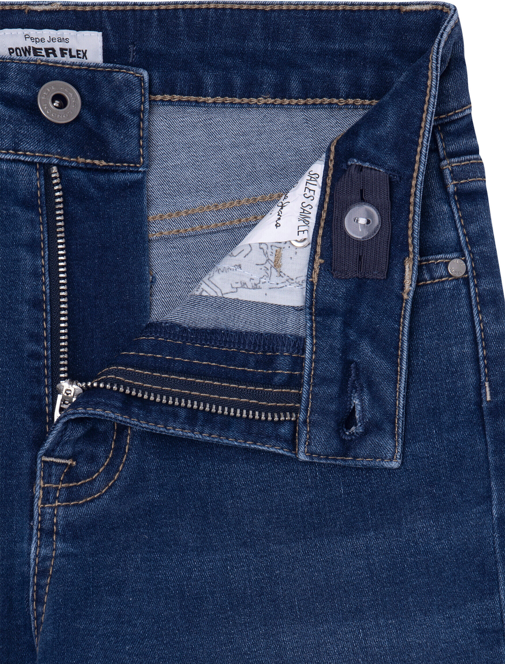 JEAN LEXA JR FIT ANCHO TIRO ALTO - denim