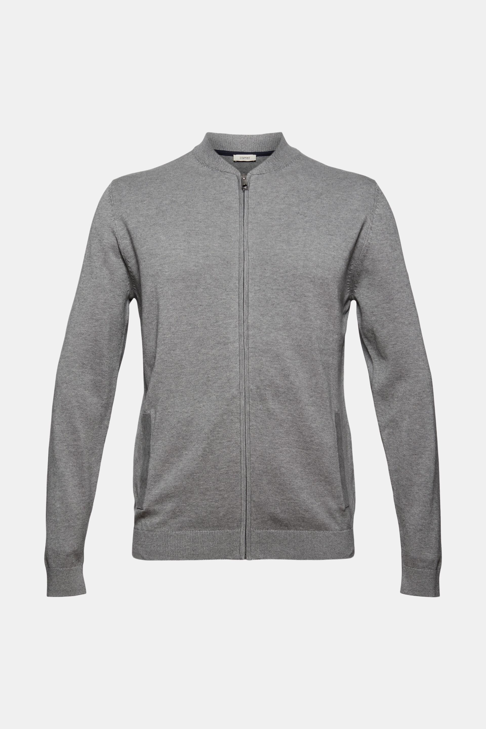 Cardigan zippé en 100% coton biologique
