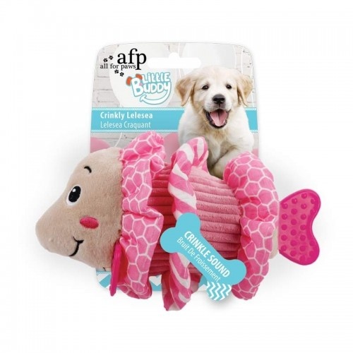 Peixe de brinquedo rosa da All for Paws para filhotes