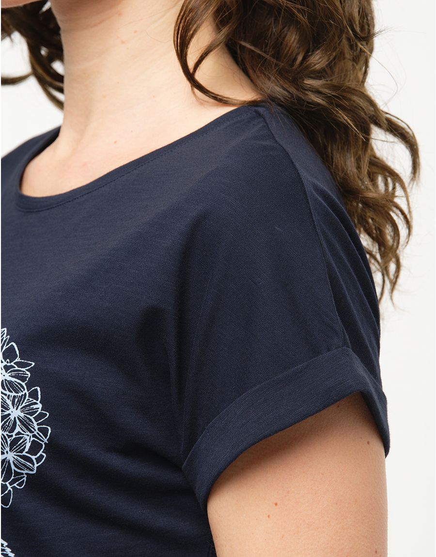 T-shirt 100% coton bleu