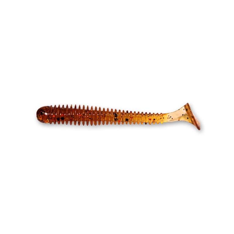 Leurre Souple Crazy Fish Vibro Worm 2.5” - 6.5Cm - Par 8