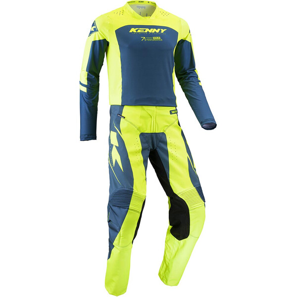 Kenny - Pantalon Performance Solid - 2024 Jaune fluo / Bleu