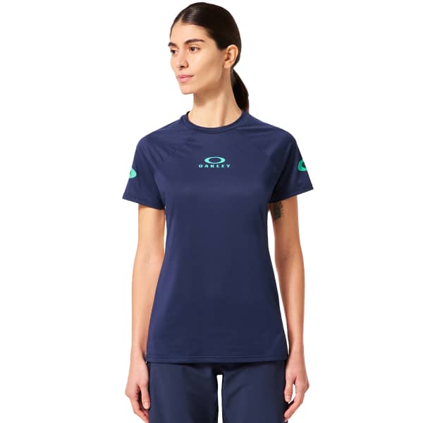 Maillot VTT OAKLEY W FREE RIDE SS JERSEY TEAM NAVY