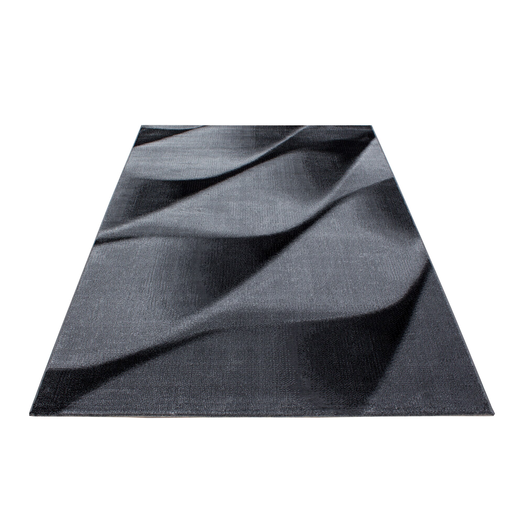 Wunderschöne Teppich modern Designer Wohnzimmer Kariert Muster Lila, Schwarz