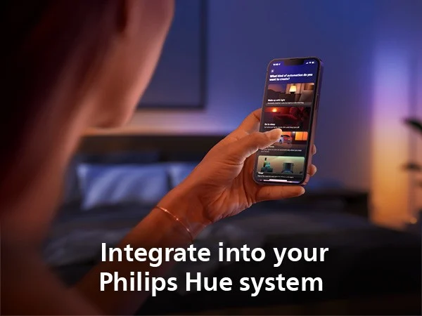 Philips Hue - Signe Gulvlampe - Gradient - Hvid & Farve Ambiance - Eg