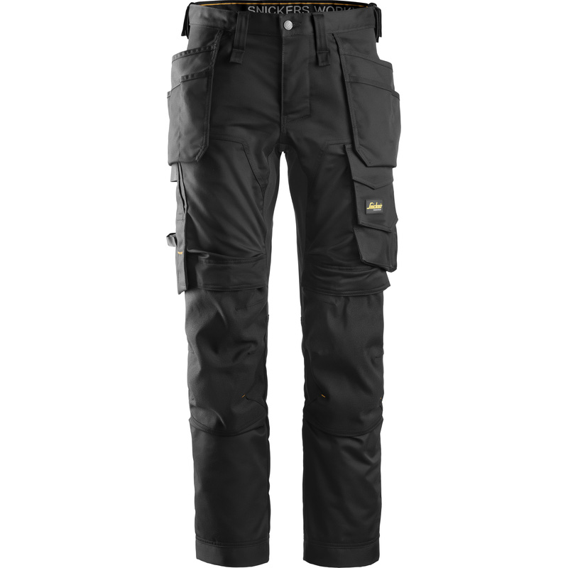 Snickers AllroundWork stretch werkbroek met holsterzakken Slim fit 6241 56 zwart*