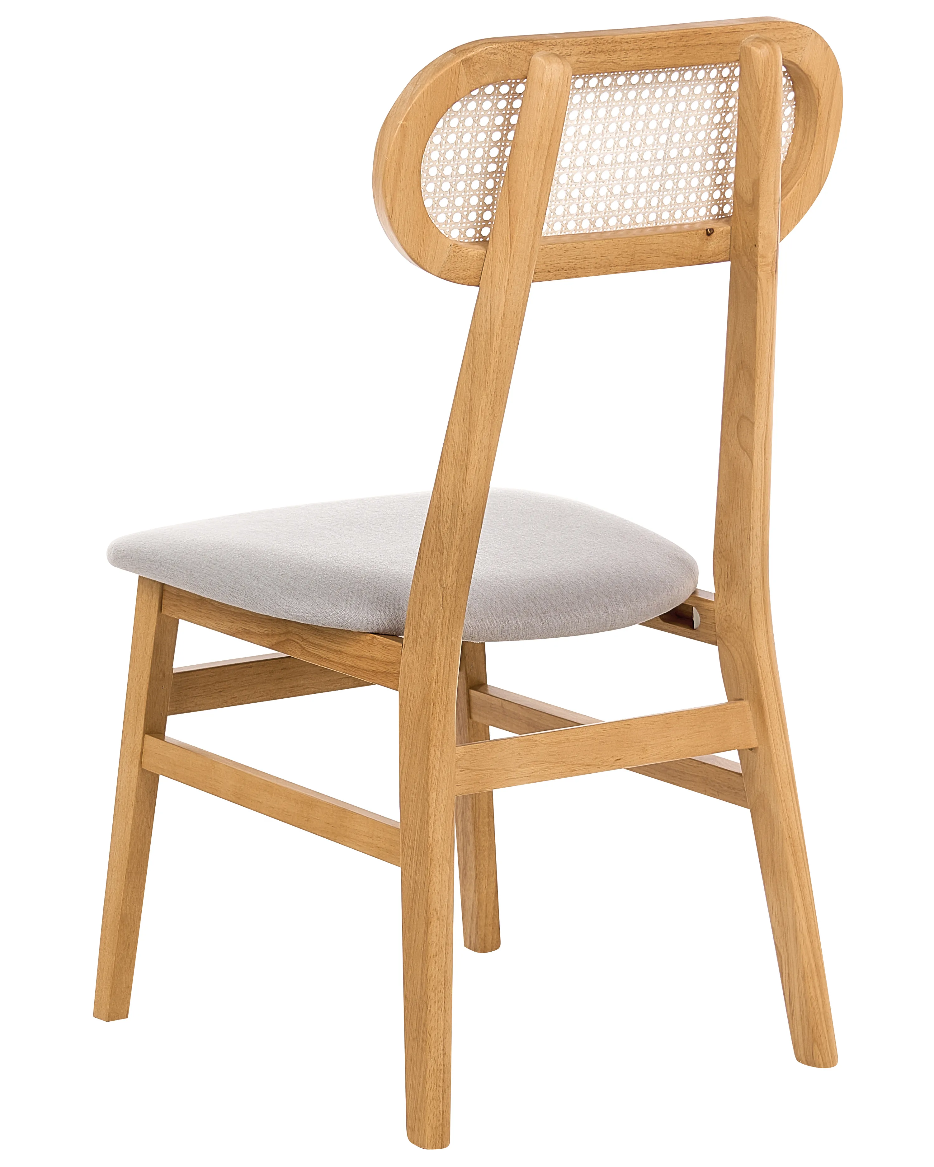 Set van 2 eetkamerstoelen FALLON Lichtbruin