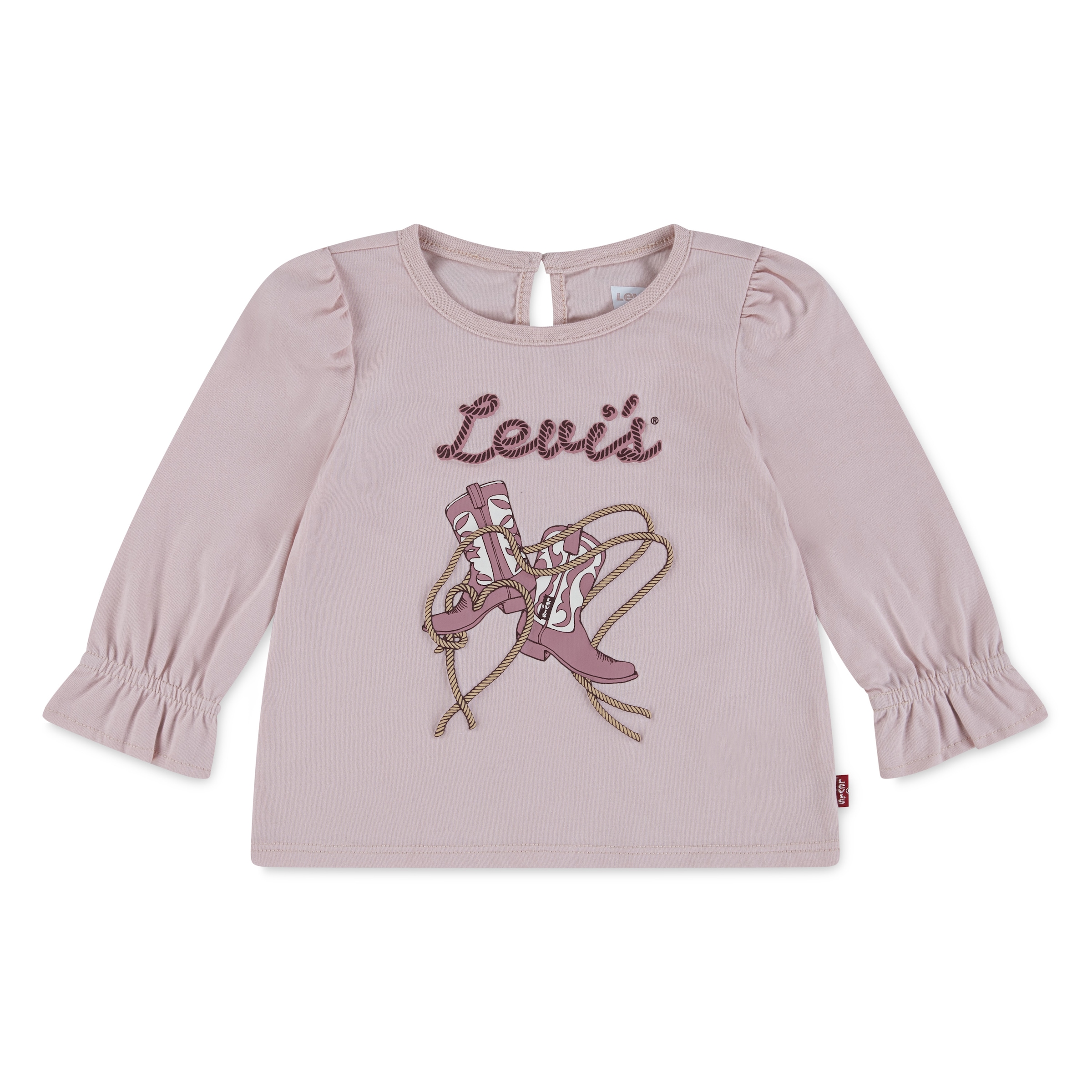 Levi's® Kids Langarmshirt »LVG LS KNOT FRONT KNIT TEE«, im Western-Look, for Girls