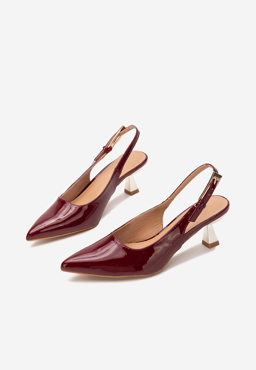 Chaussures slingback bordeaux Ayako