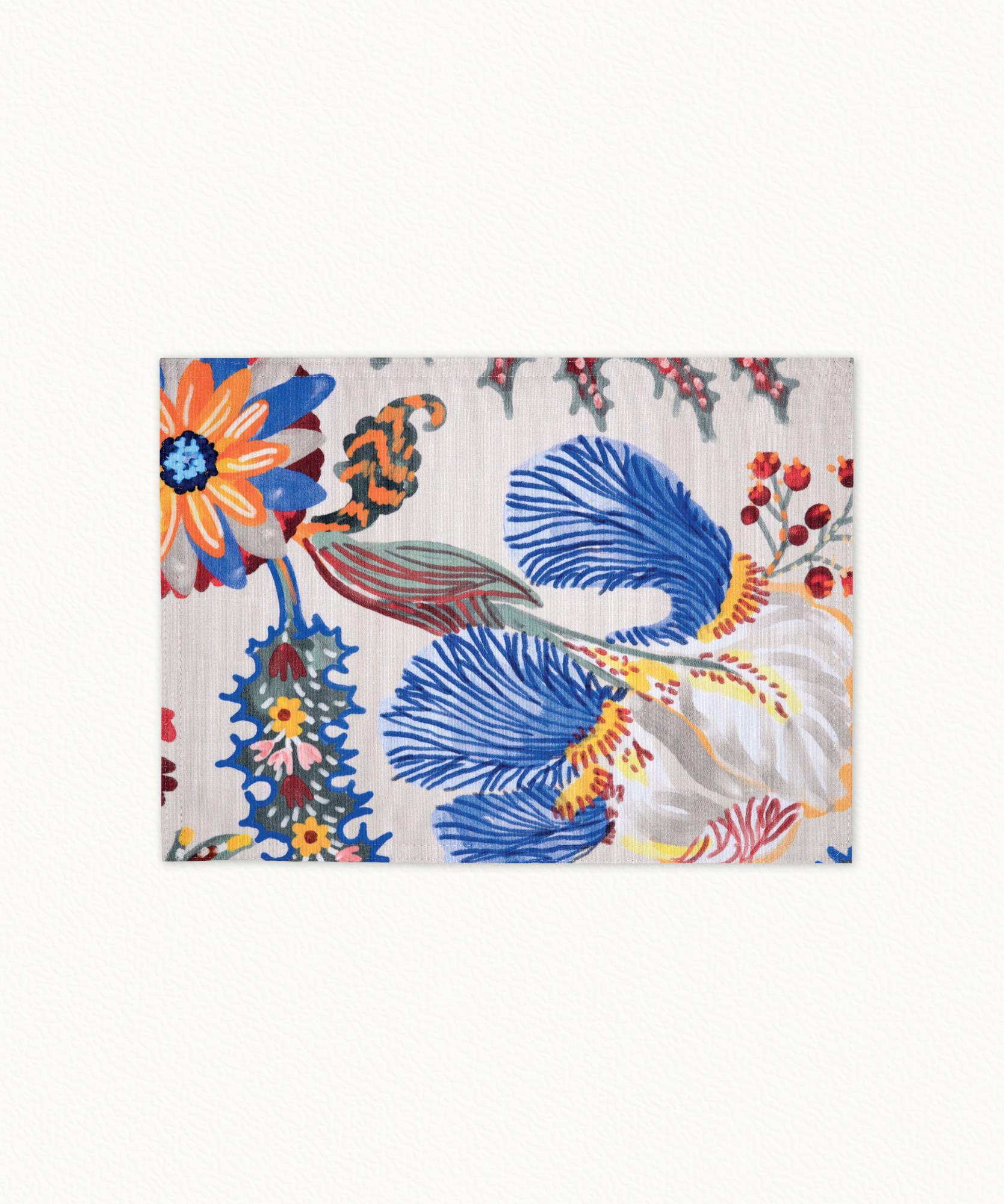 Set de table Fleurikat  45 x 33cm - Rouge