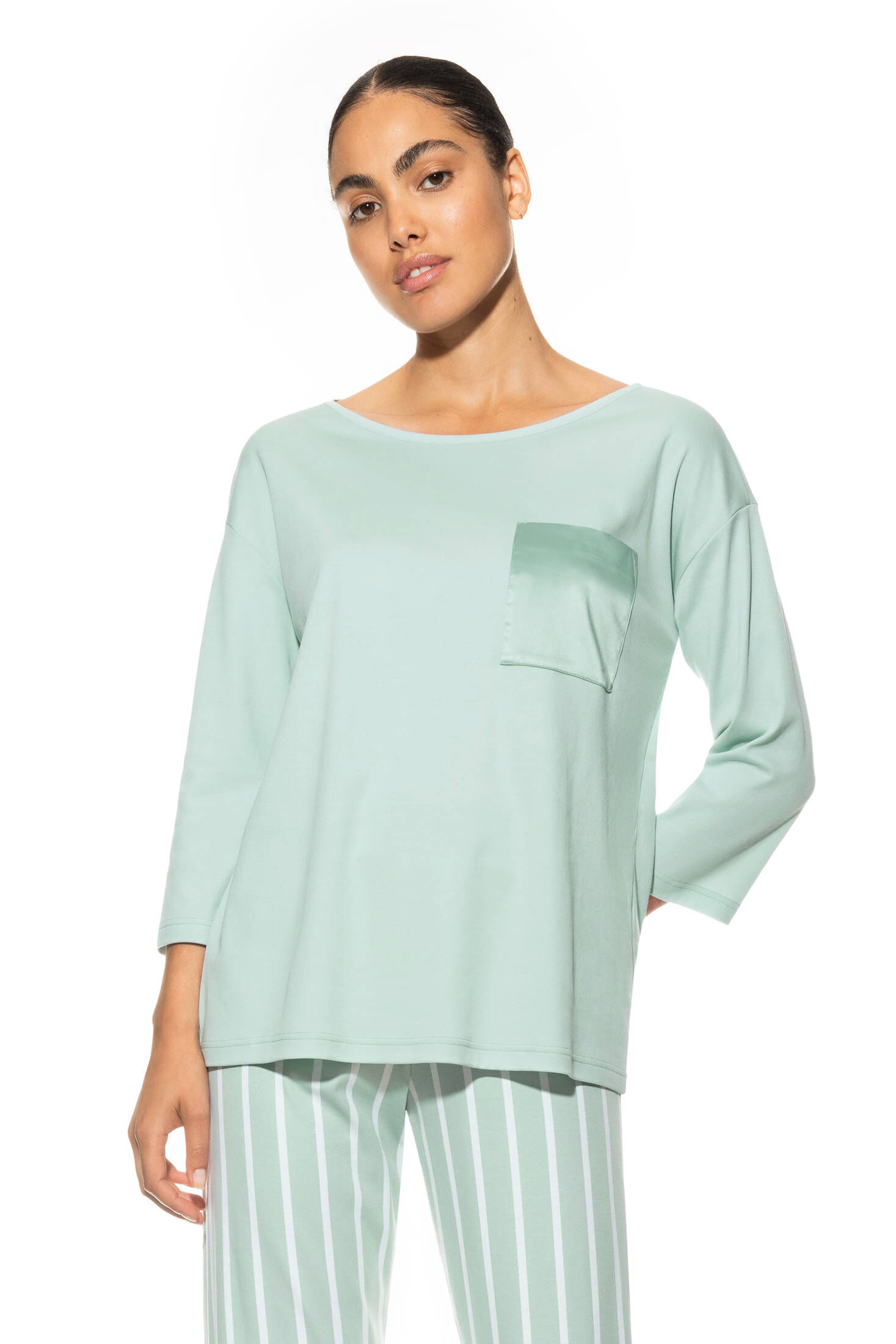 mey| Damen T-Shirt mit 3/4-Arm Serie Malea