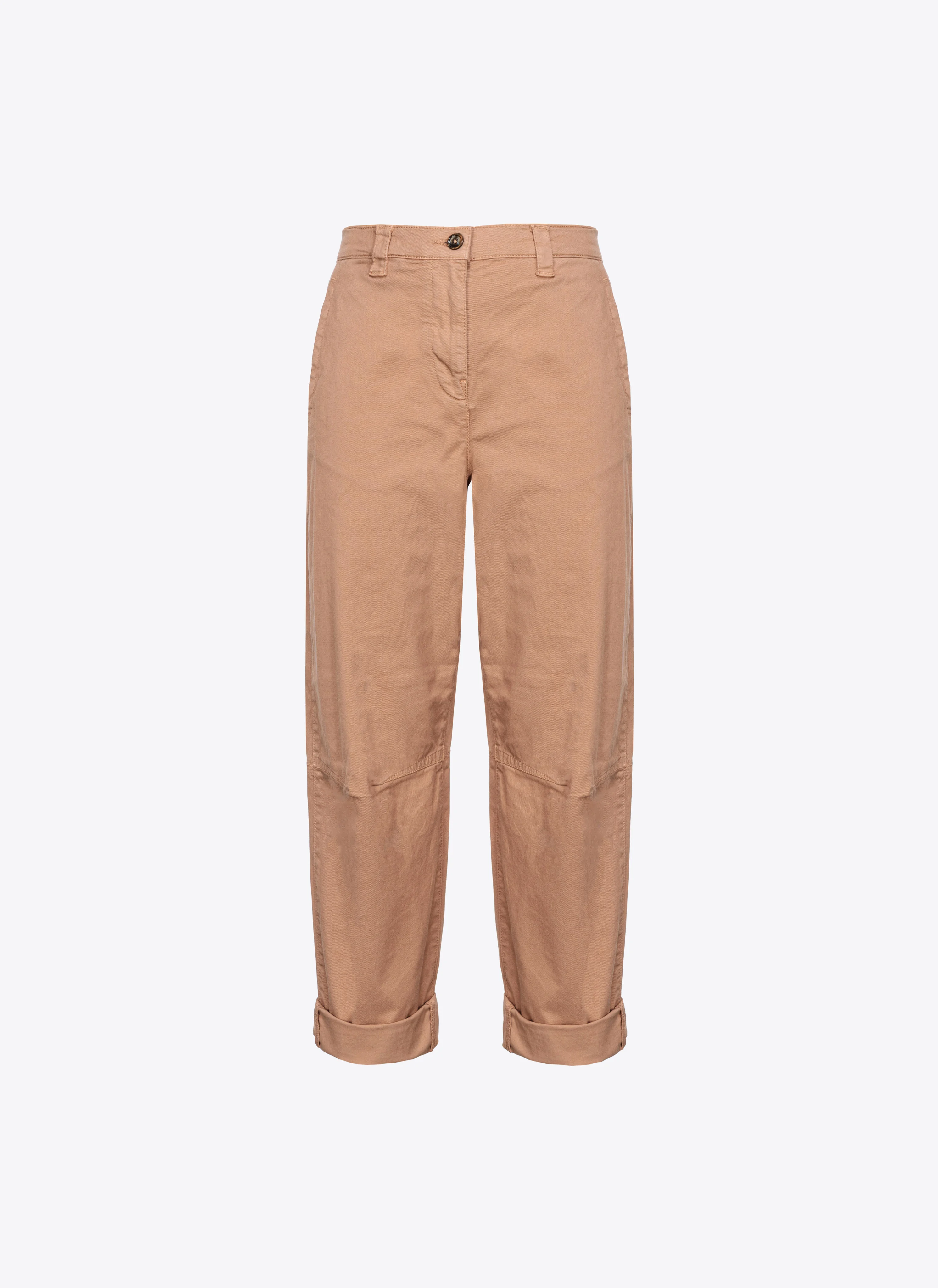Pantalon carotte | Beige