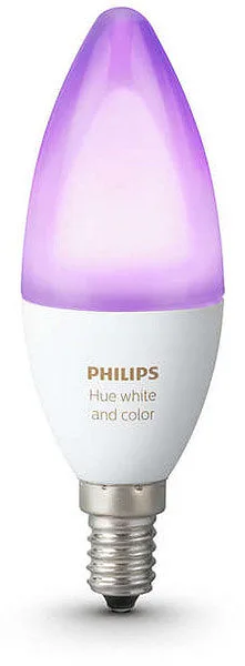 Philips Hue White and Colors Flamme E14 Bluetooth Ampoule connectée