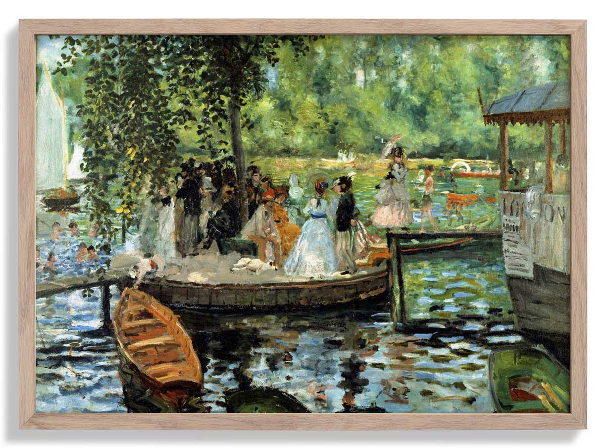 La Grenouillère Gemälde von Pierre A. Renoir
