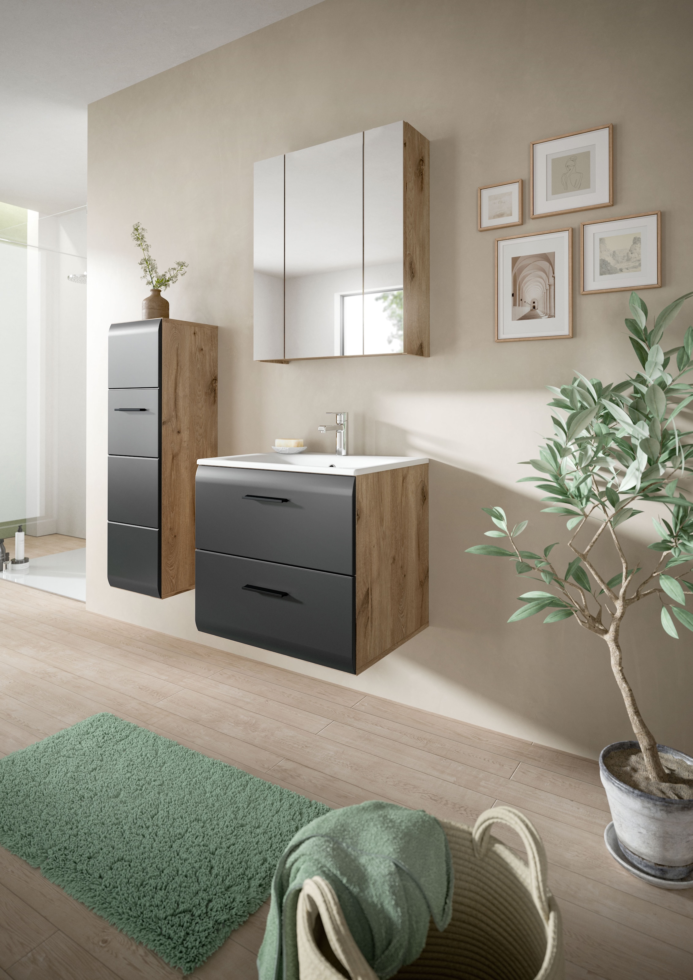 INOSIGN Badezimmer-Set Set, 3 Stk. tlg.