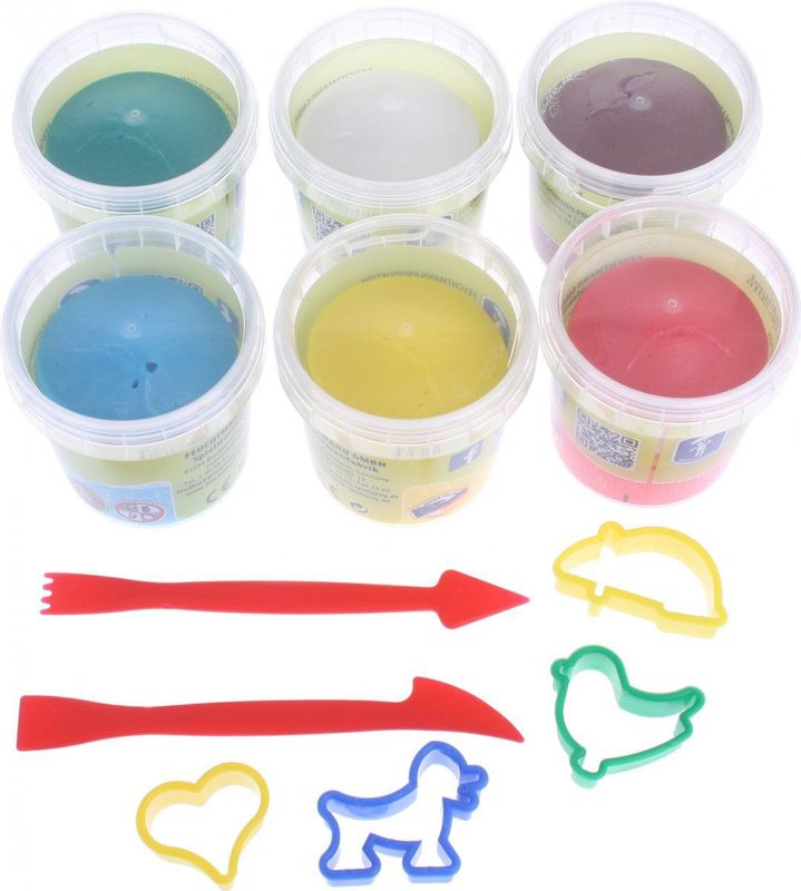 Feuchtmann - Boetseerklei Maxi - 6 Kleuren - 6x 150 Gram