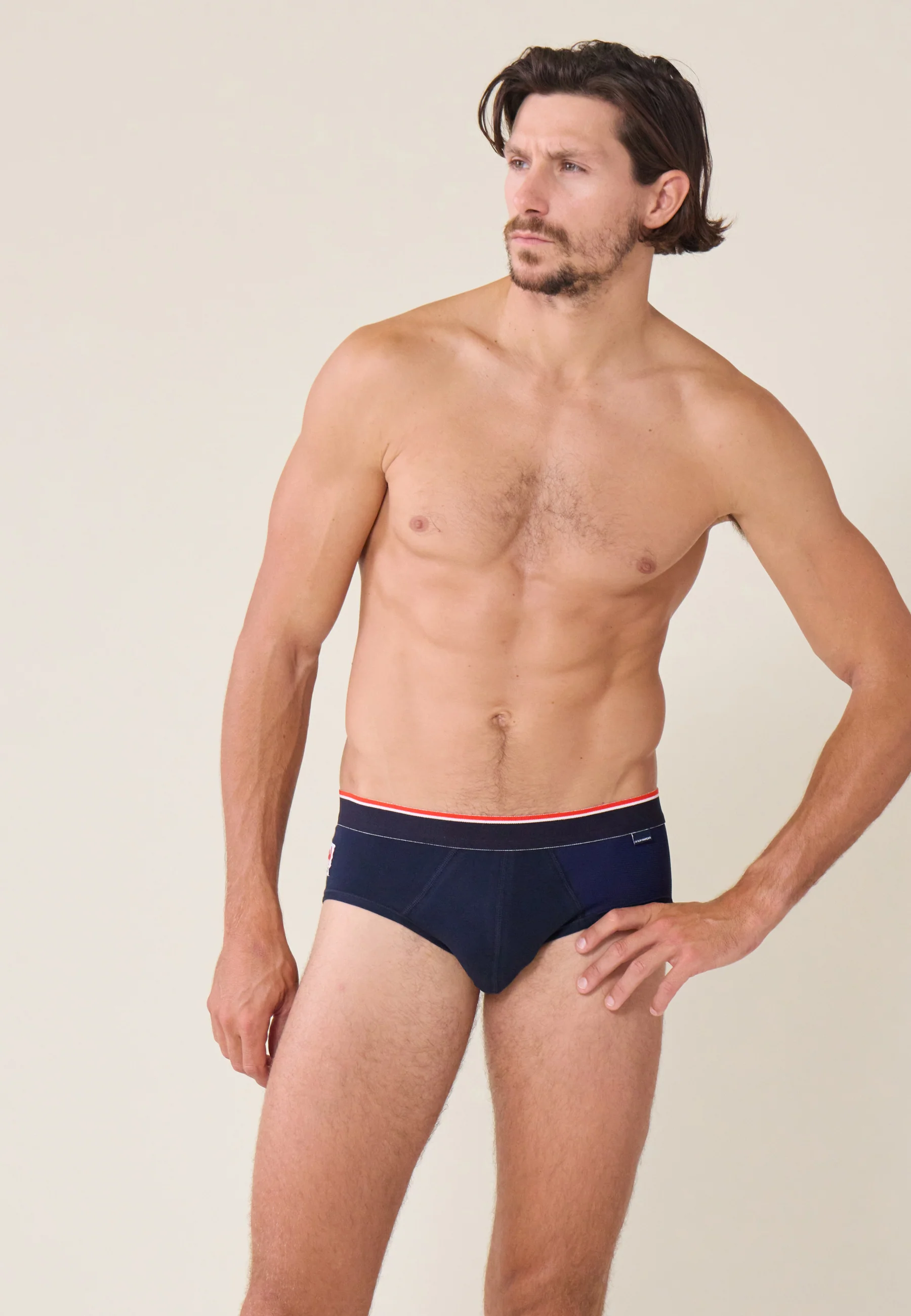 Slip en coton-Terrible Bleu Marine XV de France
