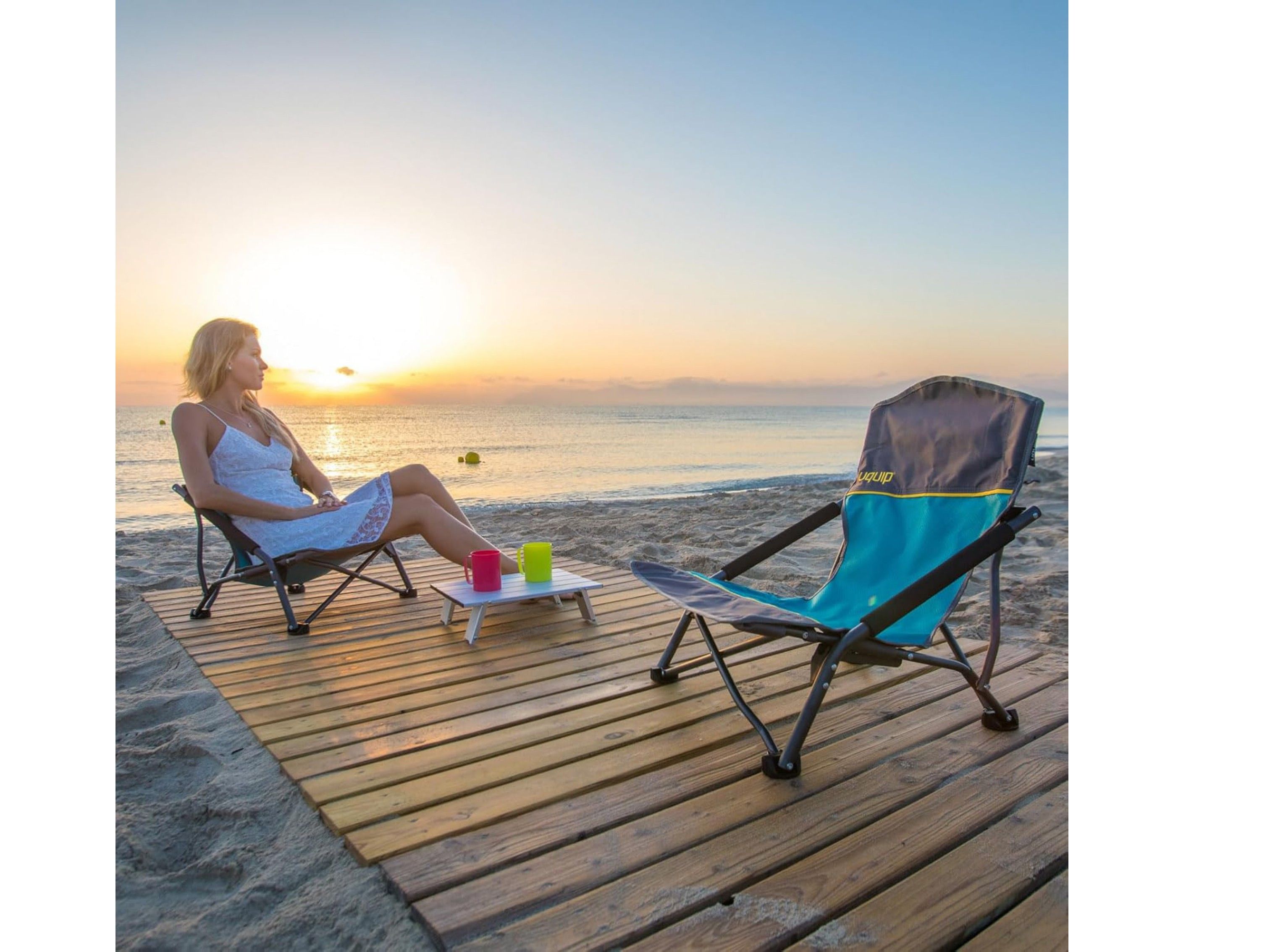 Uquip Set Sandy strandstoel - Set van 2