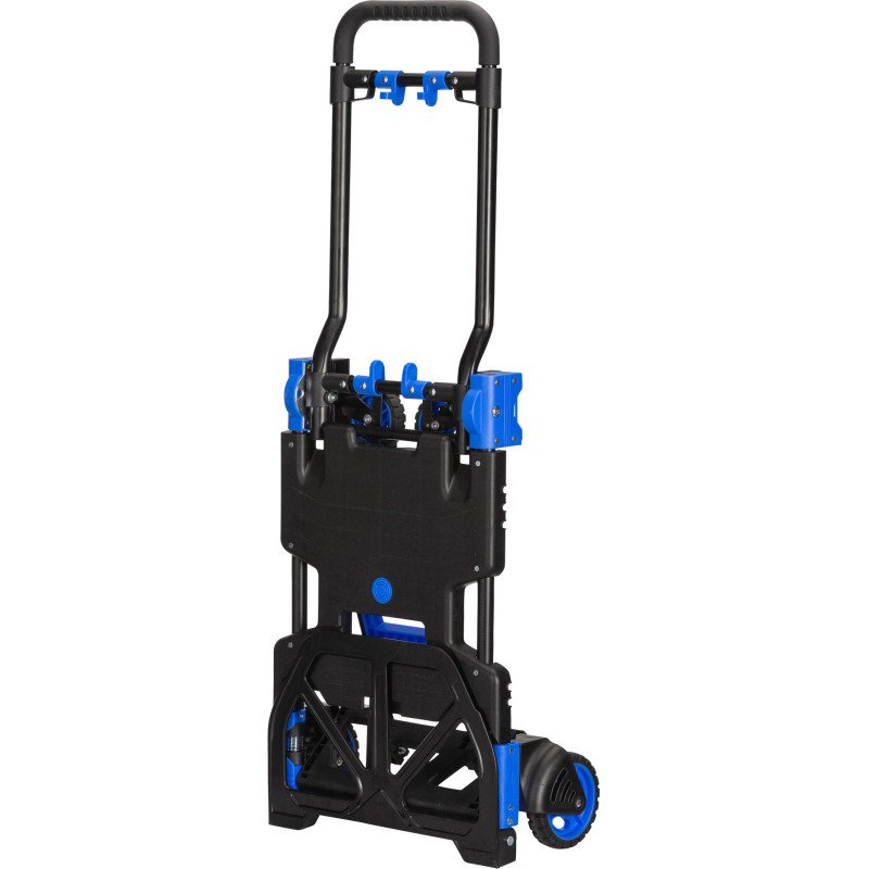 Diable chariot aluminium pliant 2 en 1 - Charge 68 kg