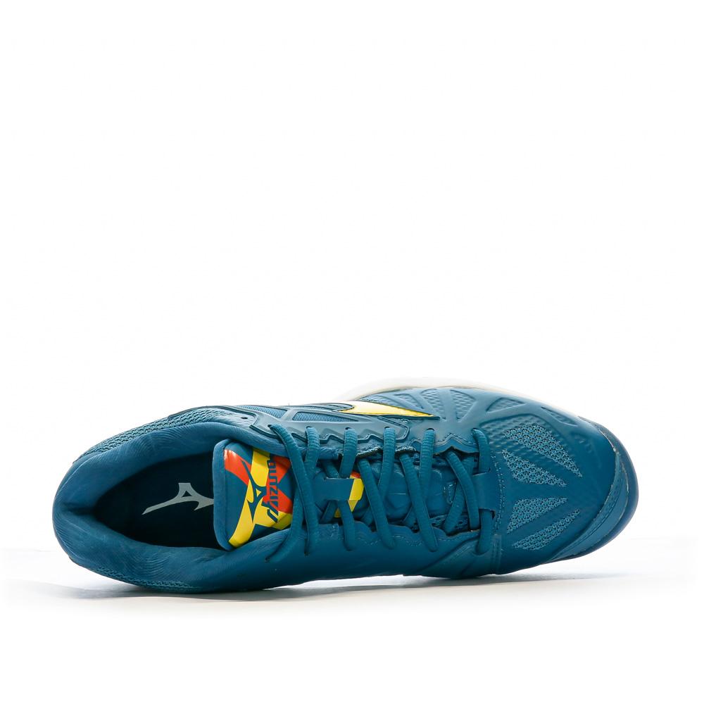 Mizuno Chaussures de tennis Bleu/Jaune Homme Mizuno Wave Intensetour