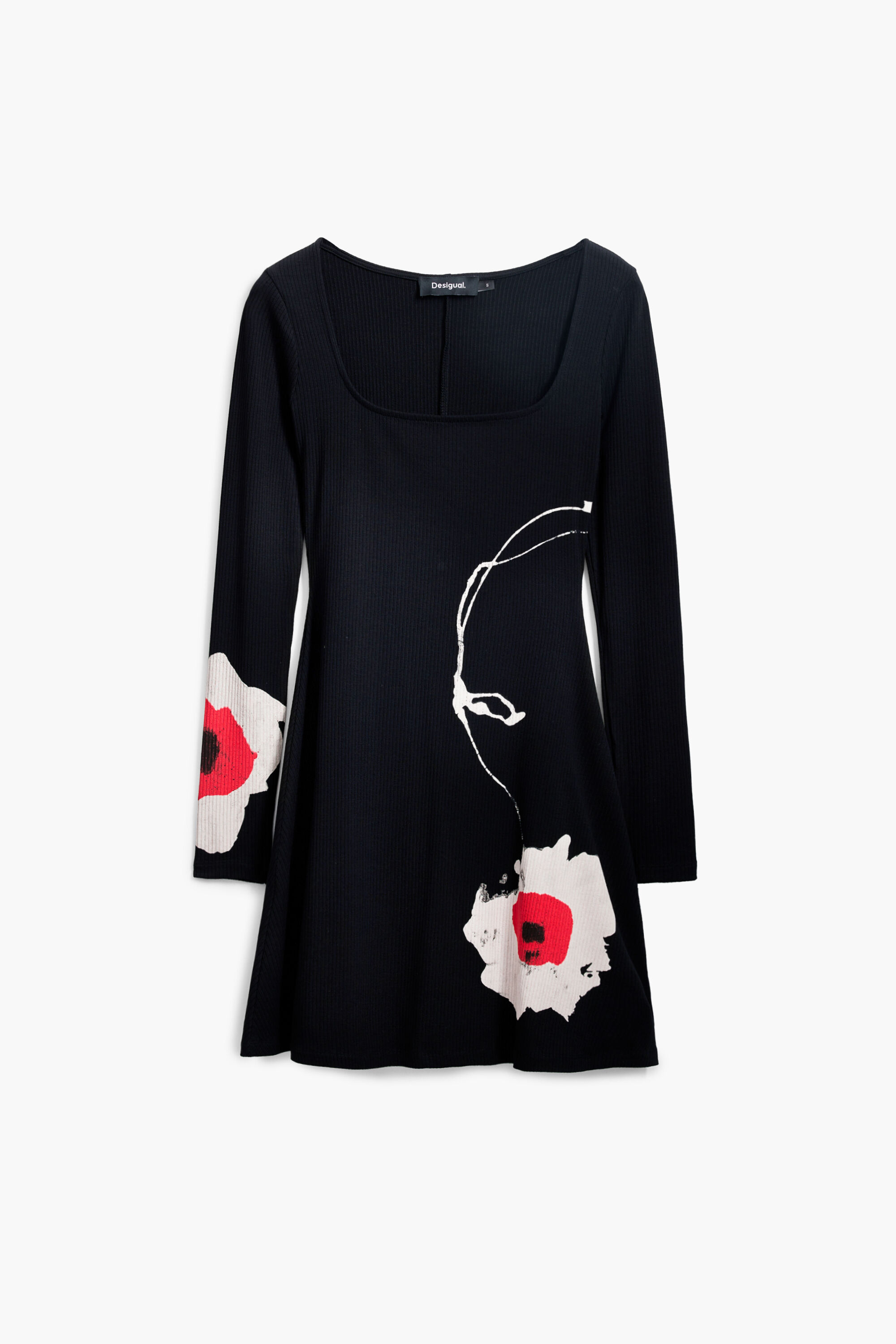 Vestido curto floral