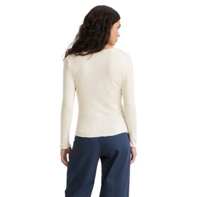 Tee-shirt à manches longues femme Dry Goods Henley LEVIS