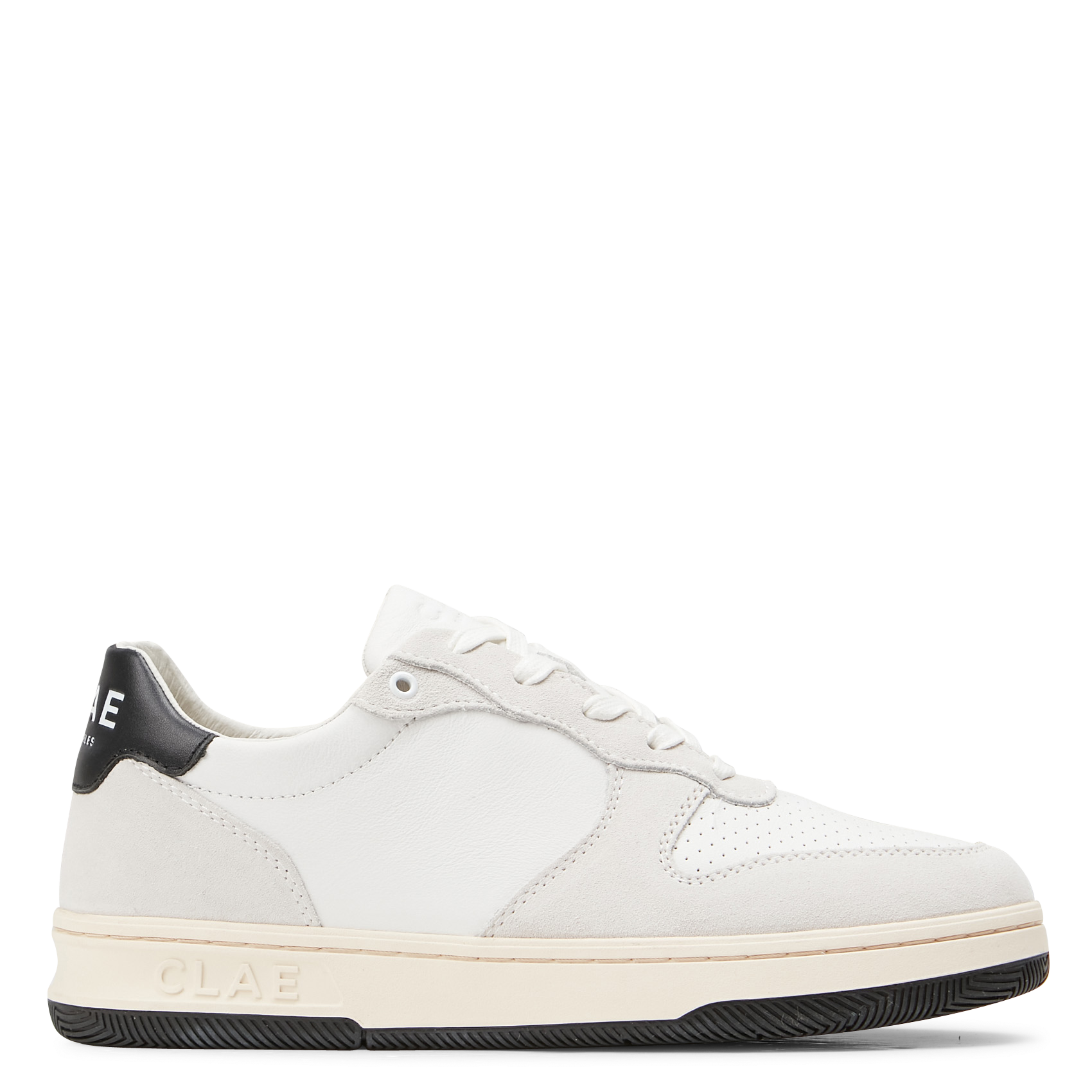 MALONE - Baskets basses en cuir| Blanc