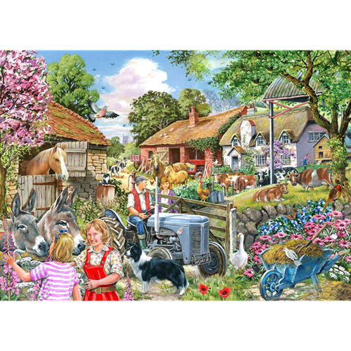 À la porte de la ferme big 500pc puzzle