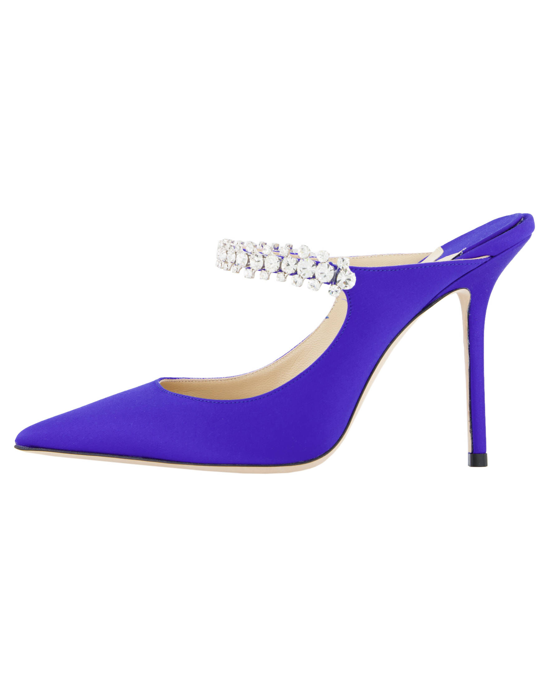 Jimmy Choo| Damen Satin-Pantoletten BING 100