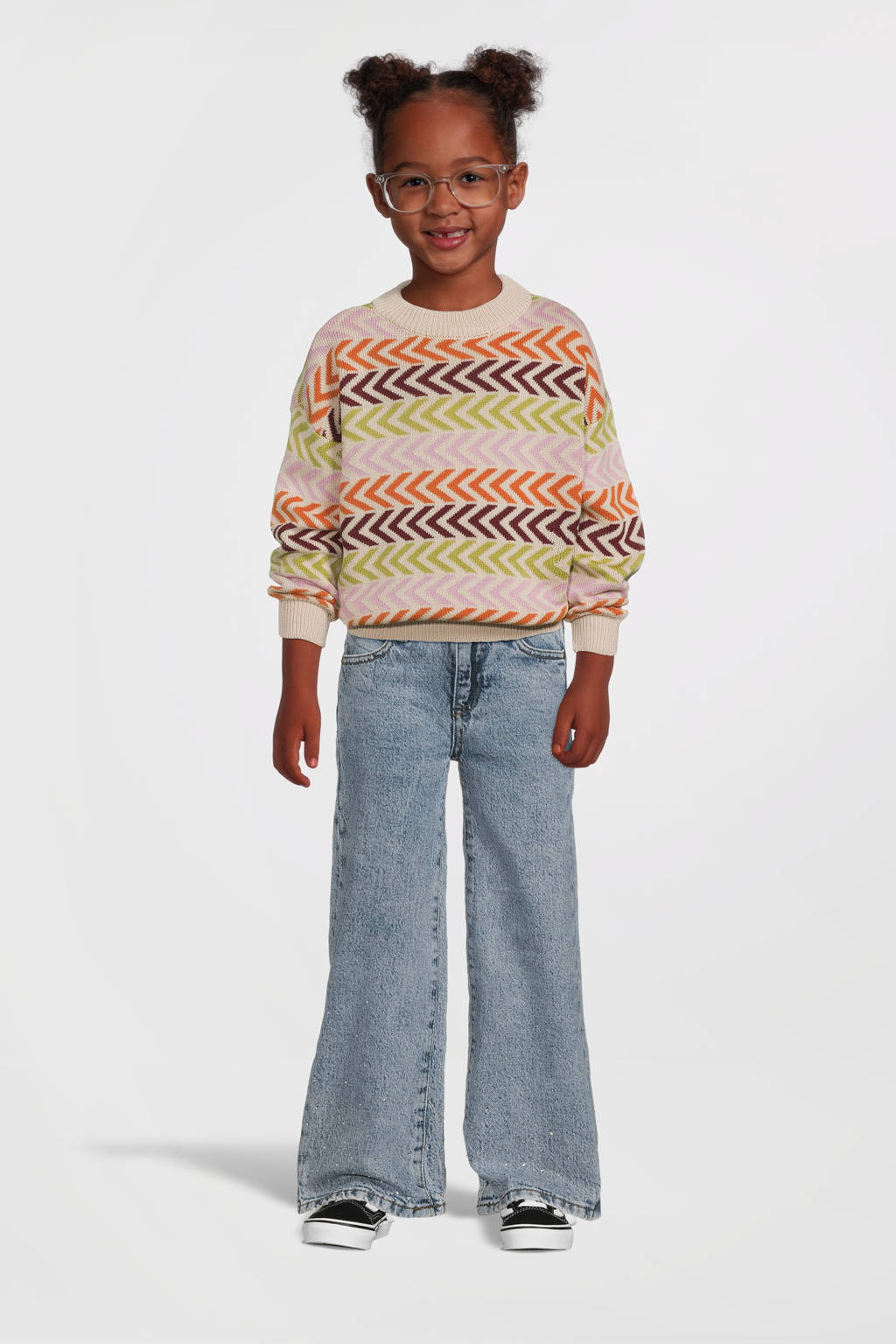 Your Wishes wide leg jeans medium blue denim