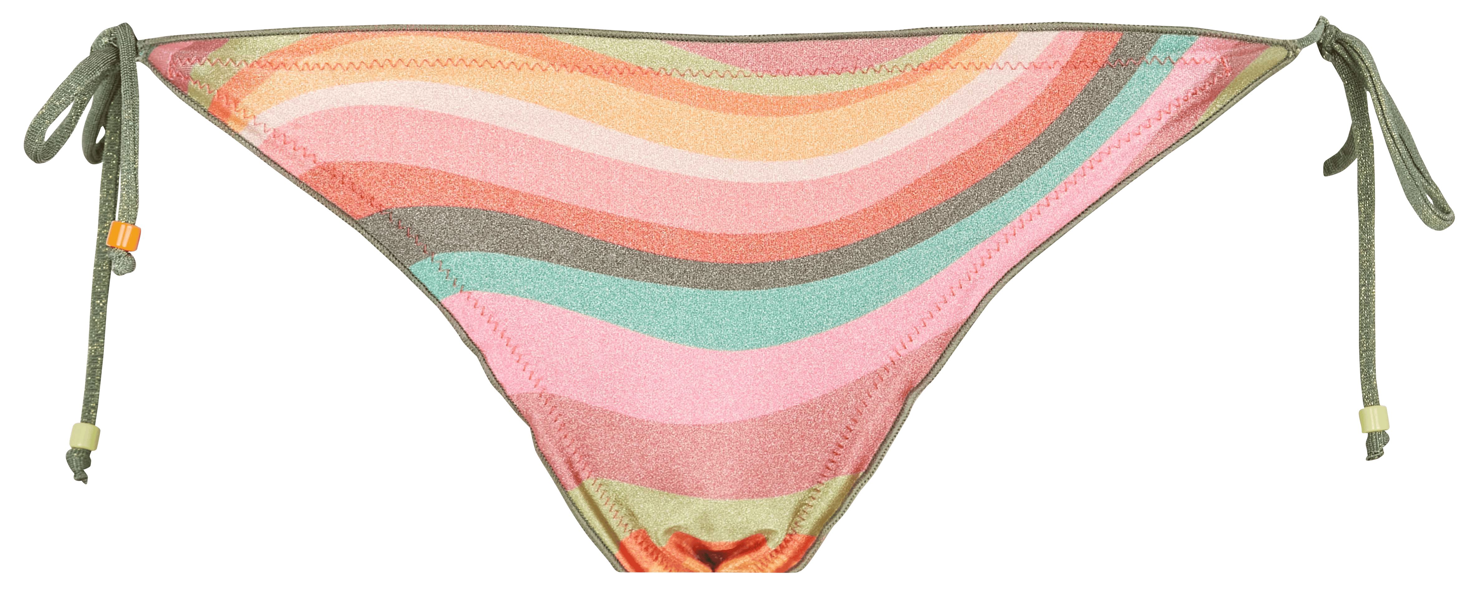 LUMA SEQUOIA - Culotte de maillot de bain échancrée | Marron