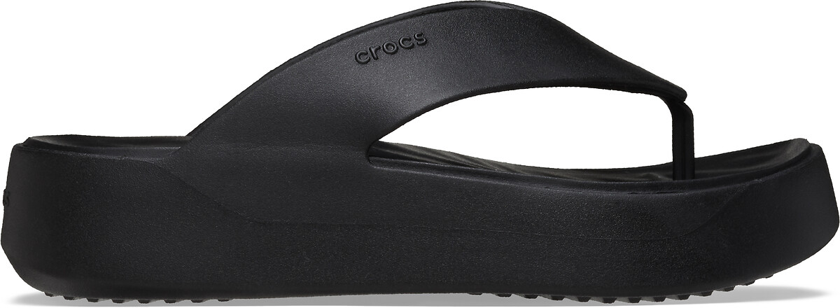 CROCS<br>Chinelo com sola plataforma para uma escapada rápida