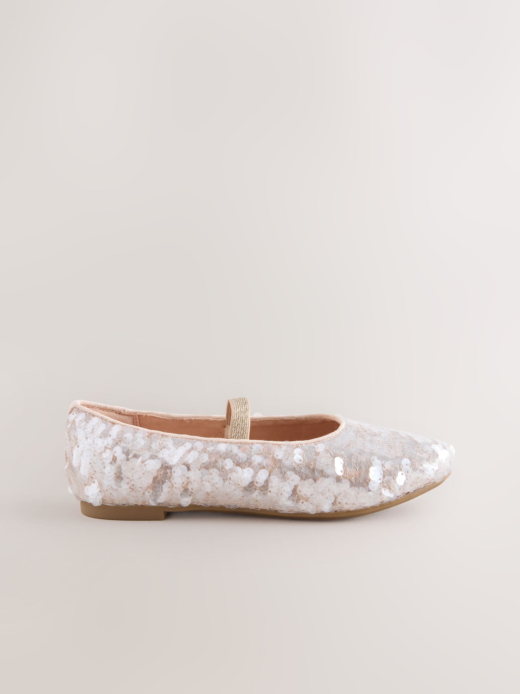 Ivoor - Pailletten Balletschoenen