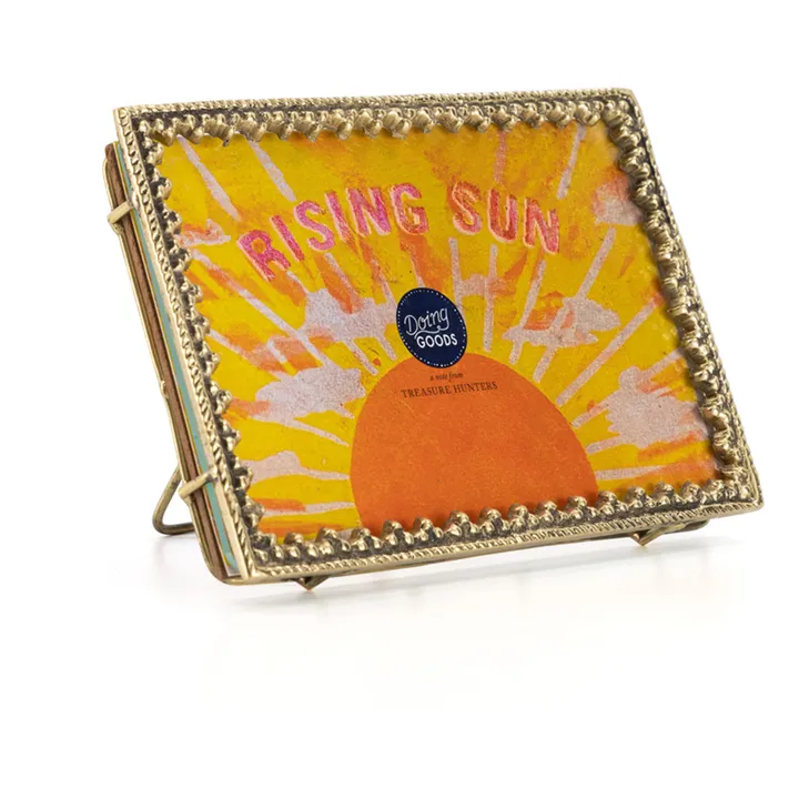 Doing Goods Cadre photo Frame en laiton | Gold