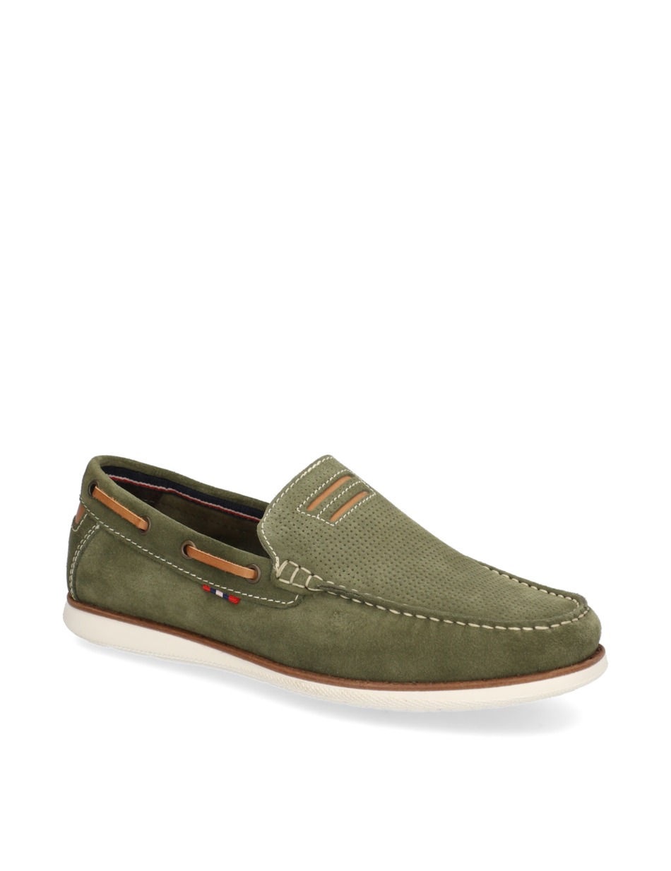 Veloursleder Slipper sportiv