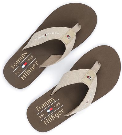 Tommy Hilfiger Beach Sandal Chambray Beige FM0FM05570-AEG kopen