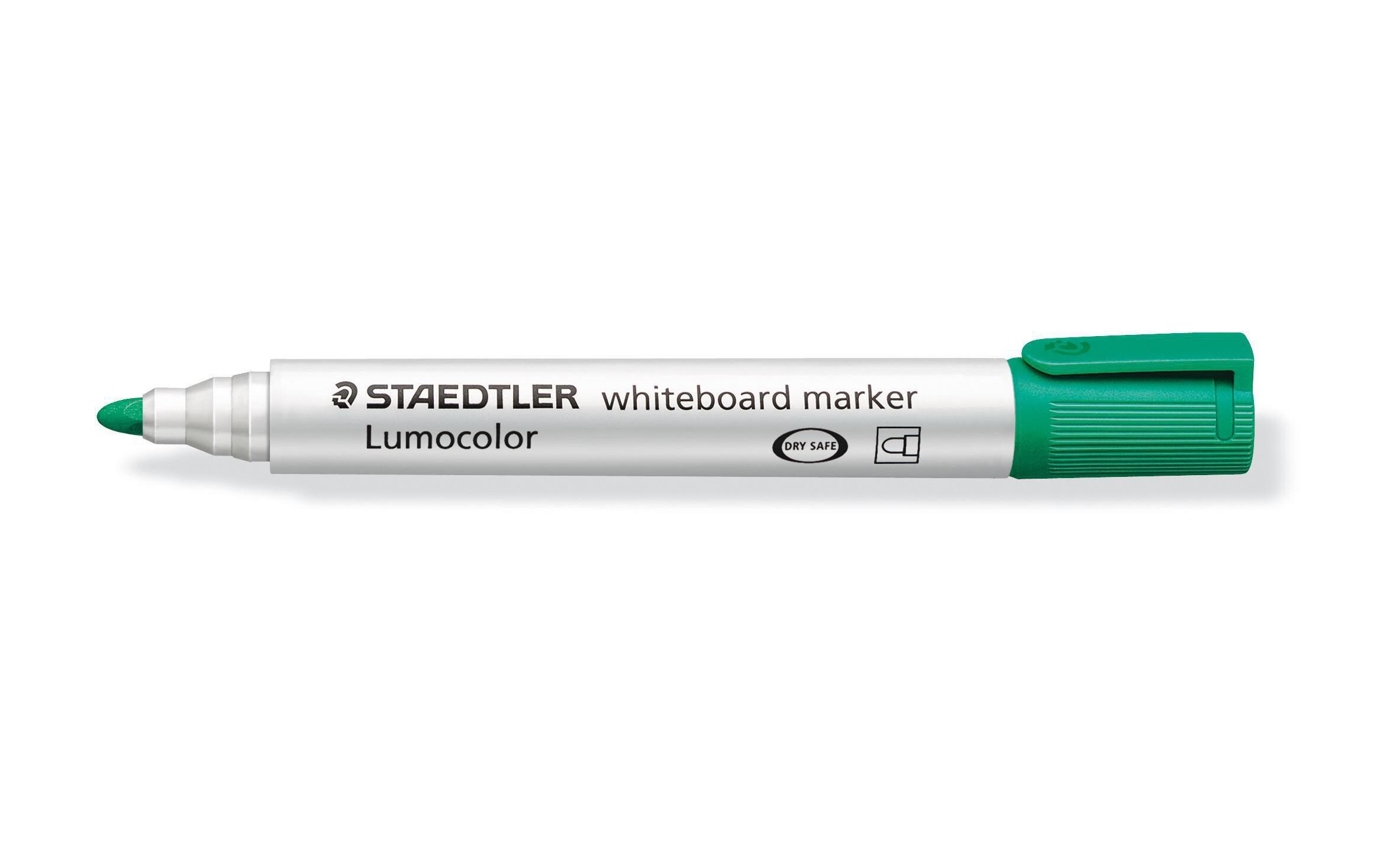 Whiteboard-Marker Lumocolor 351 Grün, RundspitzeMarker für Whiteboards