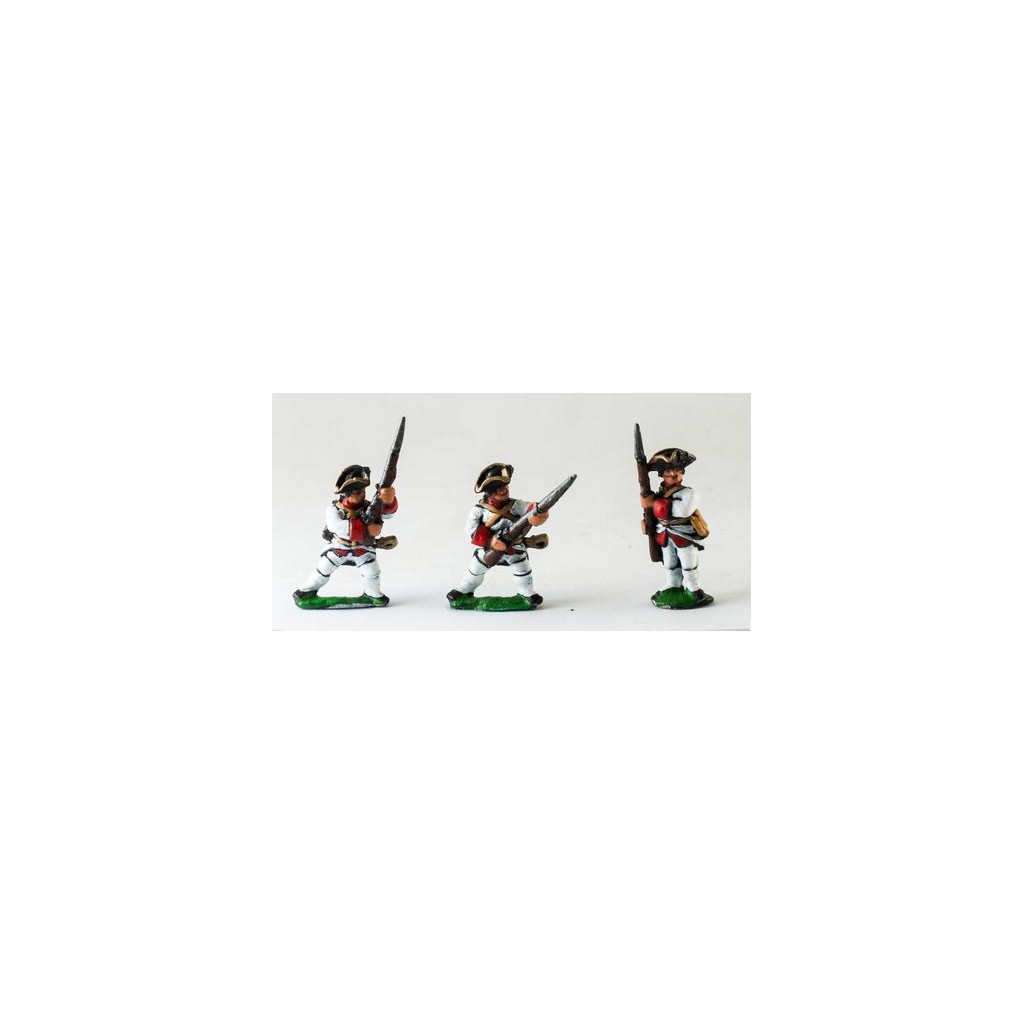 Seven Years War French: Fusiliers, at the ready, assorted poses