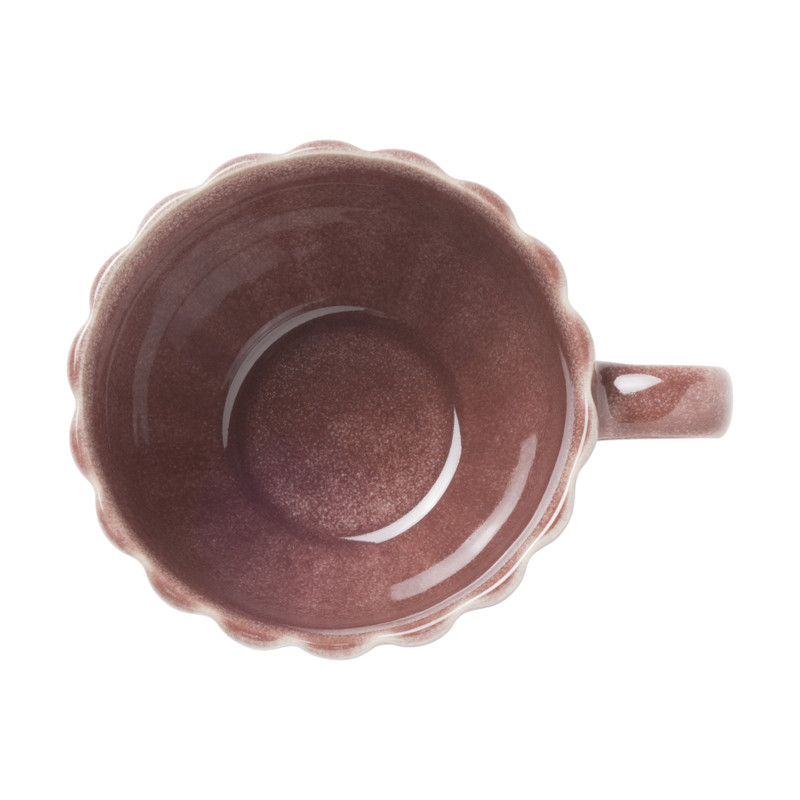 Mok Caro groot - bordeaux - ø11.6x7.8 cm