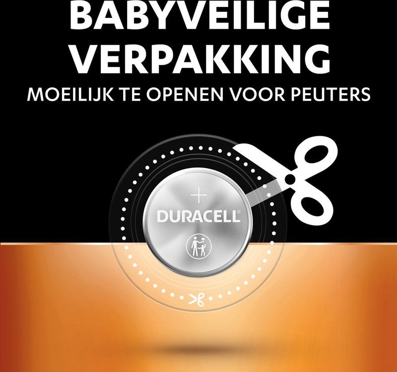 Duracell 2025 Lithium-knoopcelbatterijen - 3V, CR2025 - 4 stuks