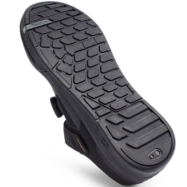 Chaussure VTT plate CRANKBROTHERS STAMP BOA FLAT BLACK / GOLD - BLACK OUTSOLE