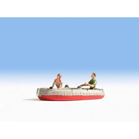 NOCH Schlauchboot mit Figuren