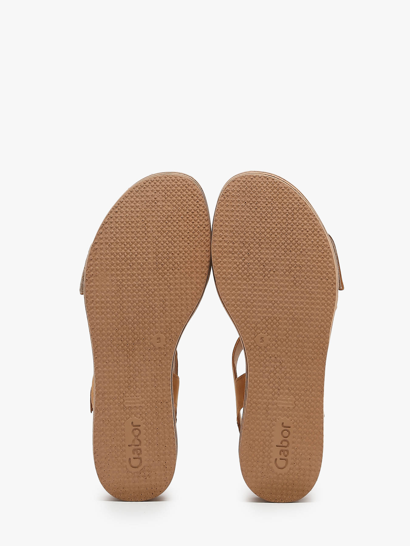 Sandales semelle compense en cuir GABOR