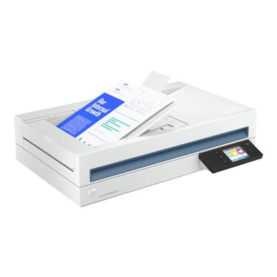 HP Scanjet Pro N4600 fnw1 - scanner de documents - 600 dpi x 1200 dpi - USB 3.0, Gigabit LAN, Wi-Fi(n)